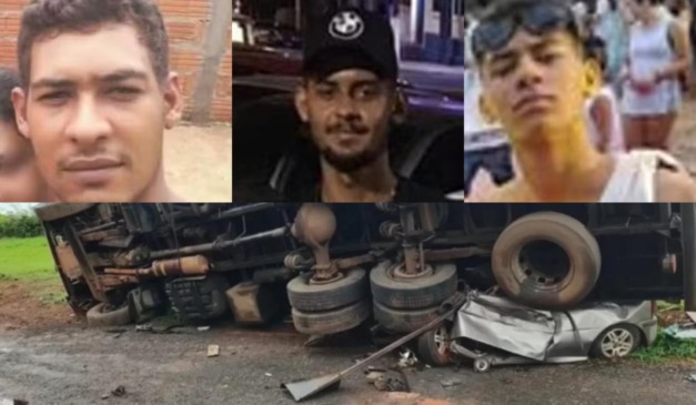 Irmãos que morreram esmagados em acidente