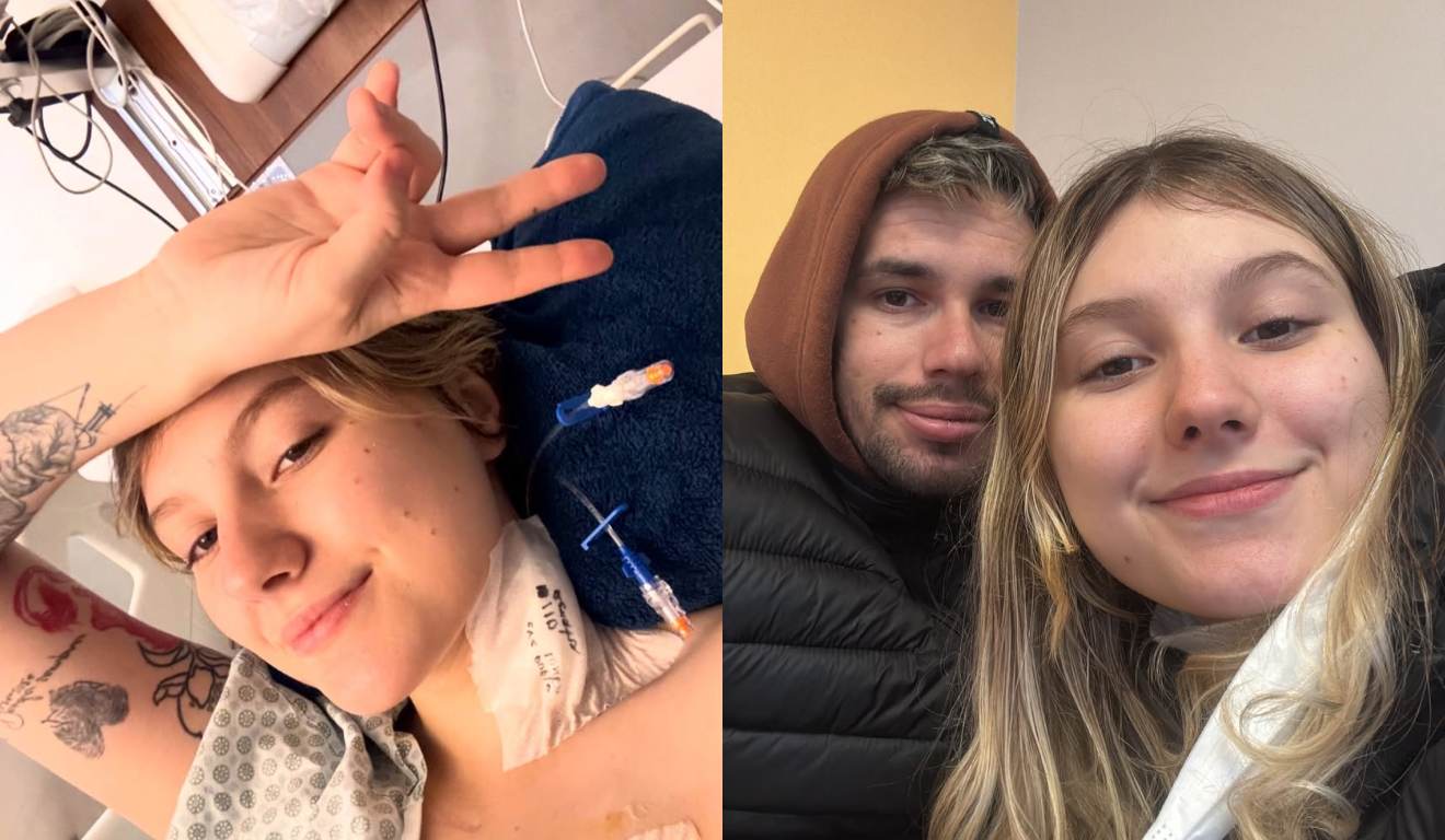 Isabel Veloso e marido