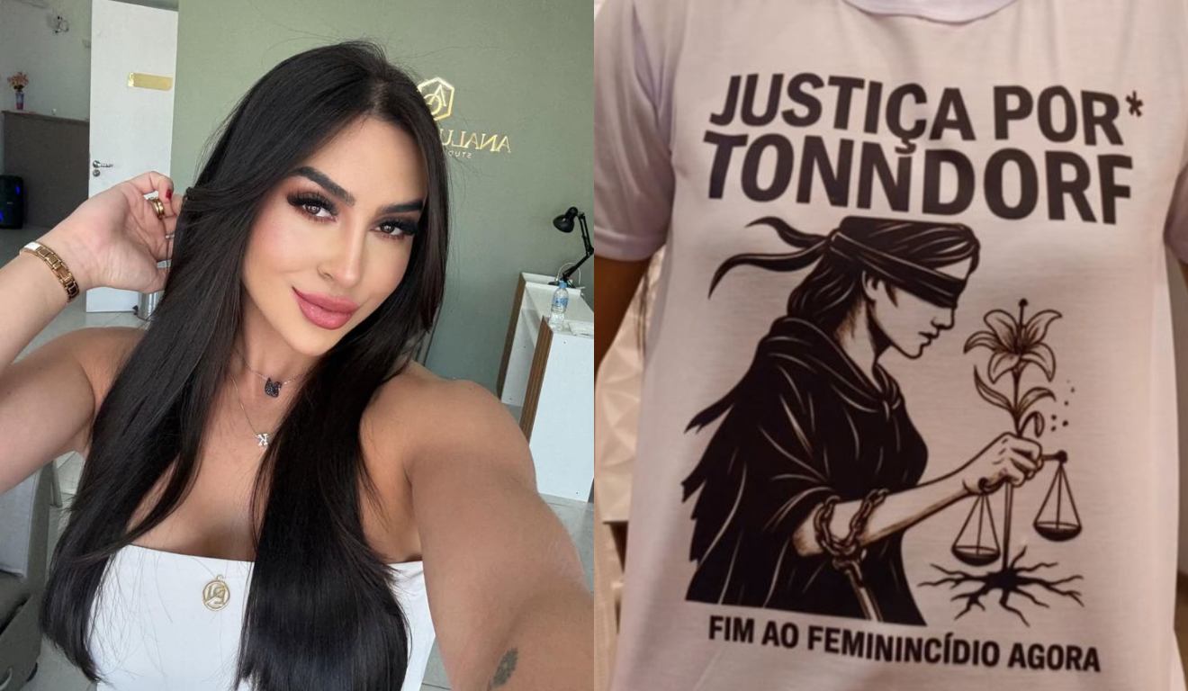 colagem com fotos de kauany tonndorf