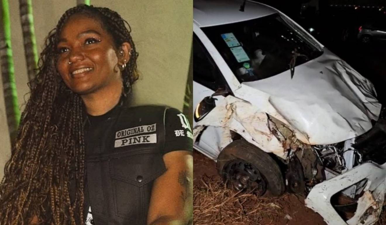 mãe que morreu em acidente em Maringá