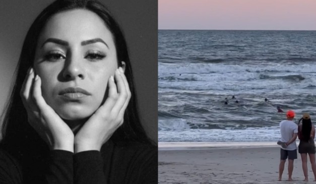 Janaína Alves morreu afogada para salvar o filho, em Matinhos