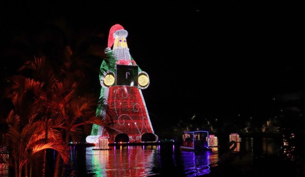 maior papai noel do mundo em londrina