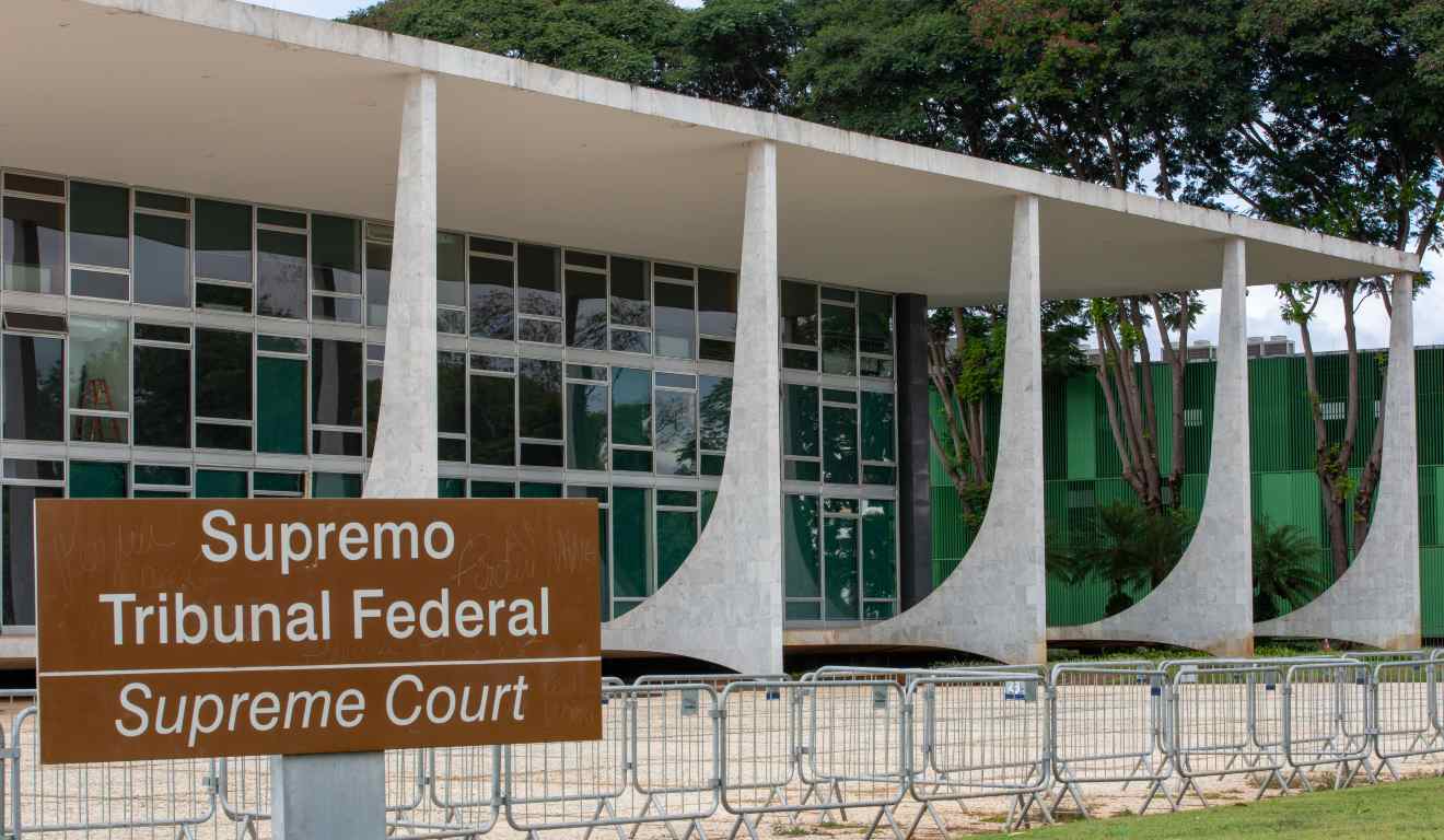 Fachada do palácio do Supremo Tribunal Federal (STF), em Brasília
