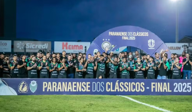 Dogão foi vice-campeão do Paranaense em 2025. (Foto: Fernando Teramatsu / MFC)