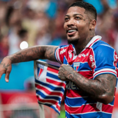 Marinho, atacante do Laion. (Foto: Mateus Lotif / Fortaleza)