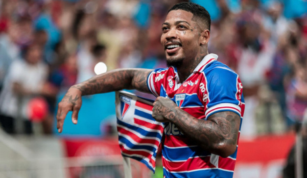 Marinho, atacante do Laion. (Foto: Mateus Lotif / Fortaleza)