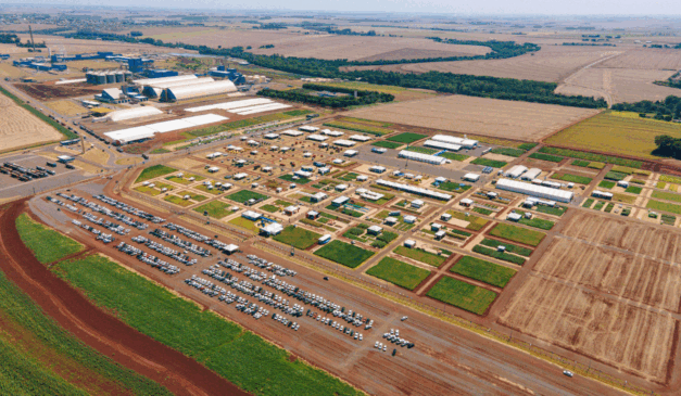 Foto aerea do Dia de Campo da C.Vale
