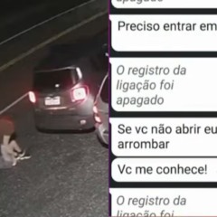 foto do momento em que o médico agride a esposa