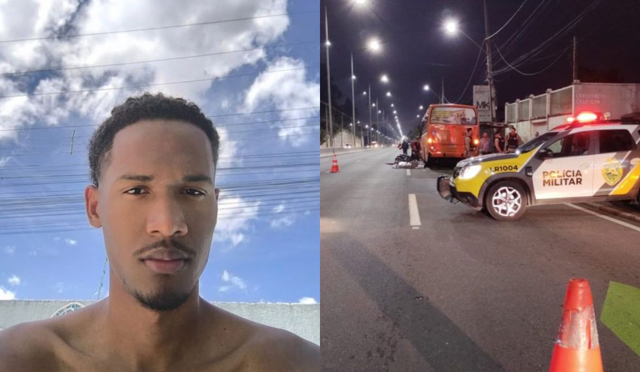 motociclista que morreu em acidente em piraquara