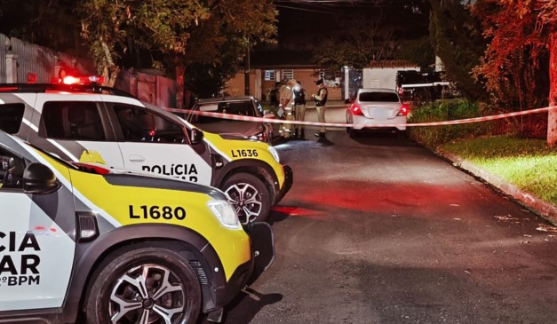 local onde o motorista foi encontrado morto dentro do carro