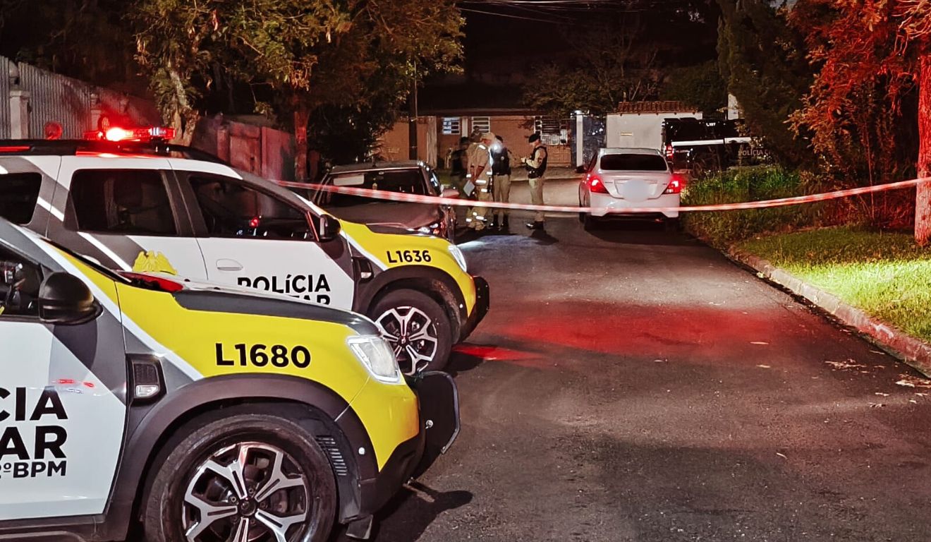 local onde o motorista foi encontrado morto dentro do carro