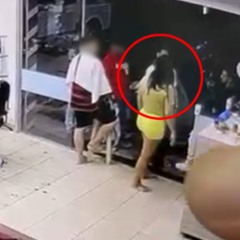 Casal briga em barbearia e cliente presencia ataque