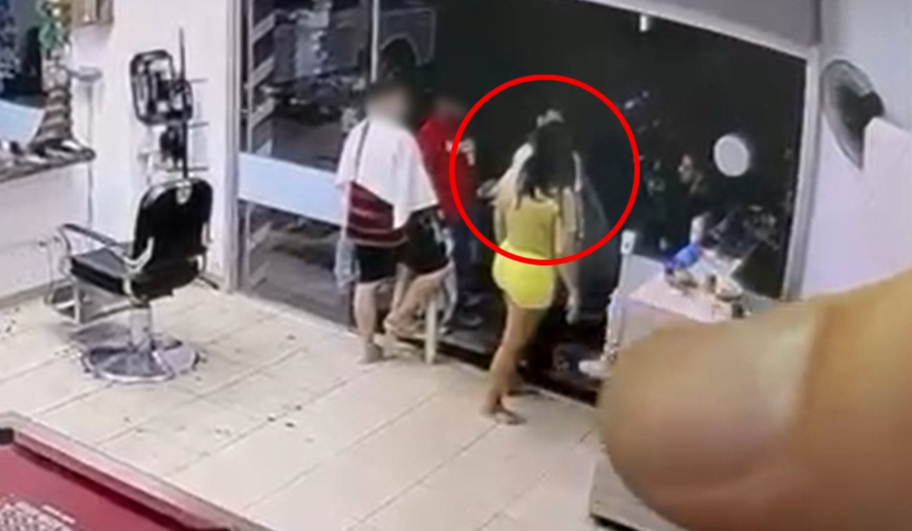 Casal briga em barbearia e cliente presencia ataque