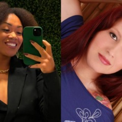 Montagem com fotos de Odara Moreira e Priscila França