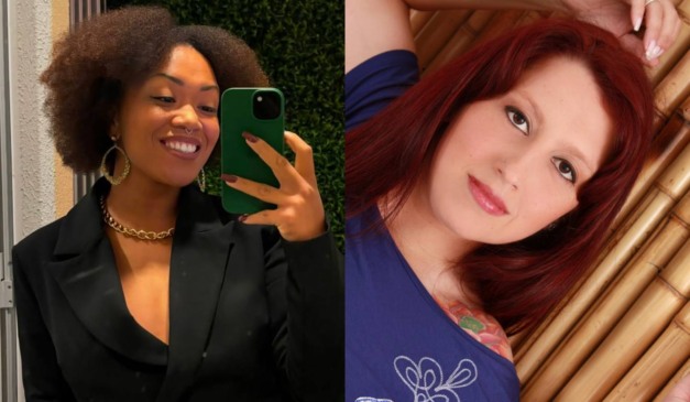 Montagem com fotos de Odara Moreira e Priscila França