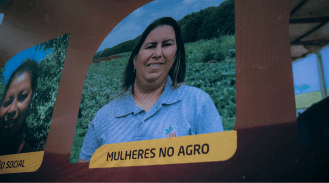 banner do prêmio orgulho da terra com a valorização das mulheres do agronegócio