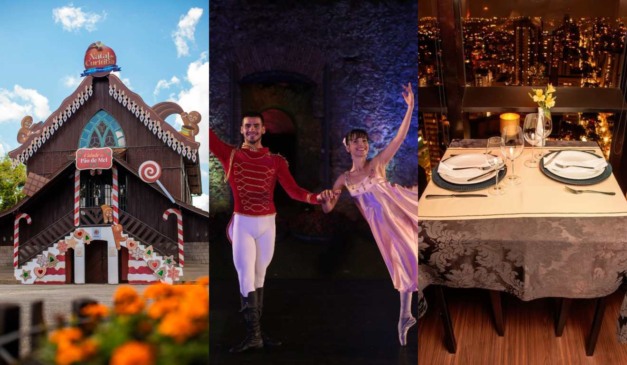 Colagem com opções.