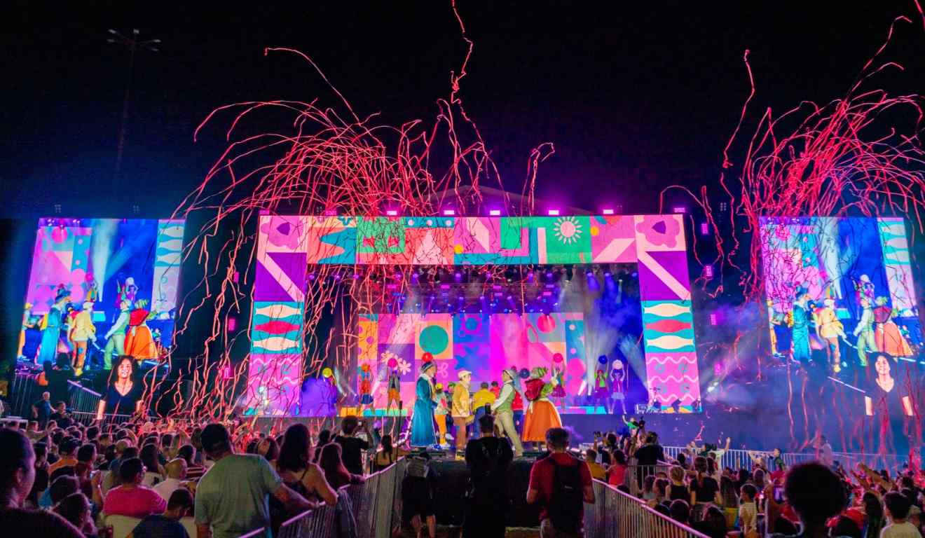 Espetáculo de natal.