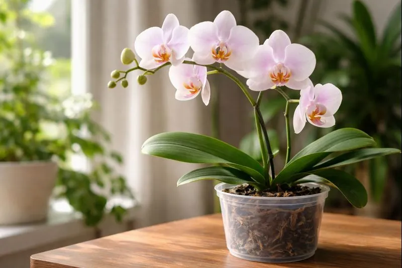 orquídea Phalaenopsis — o detalhe na rega que define se ela floresce ou não