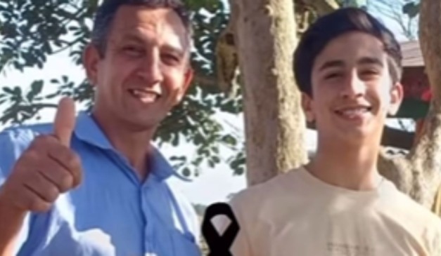 pai e filho que foram mortos a tiros pelo xerife do crime