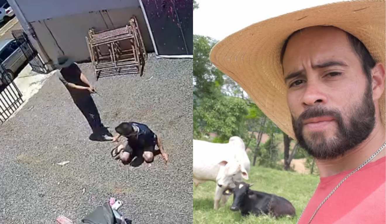 Pai matou a tiros homem que agrediu a filha.