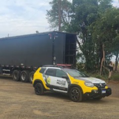 local onde o caminhão que transportava 10 toneladas de panetone roubado foi encontrado