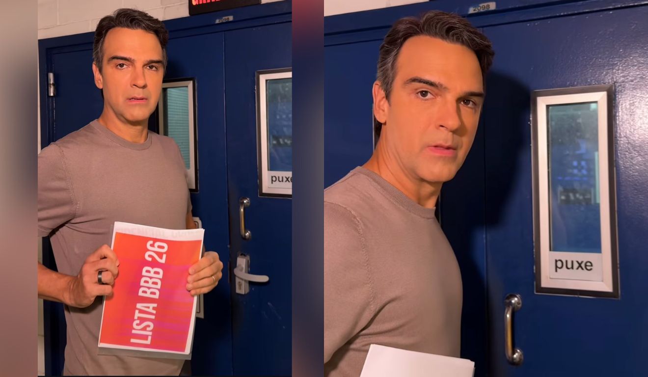 Tadeu Schmidt apresentador do BBB 26