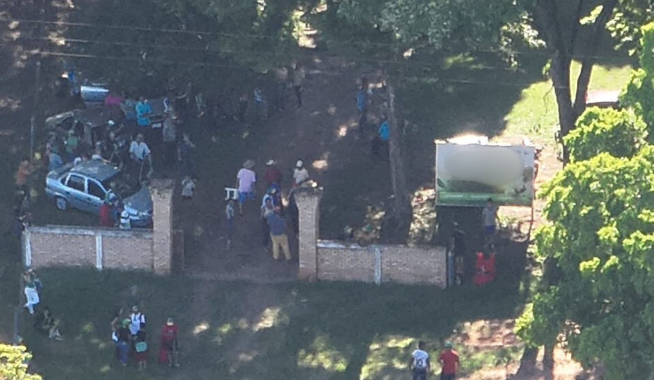 propriedade rural em Xambrê invadida