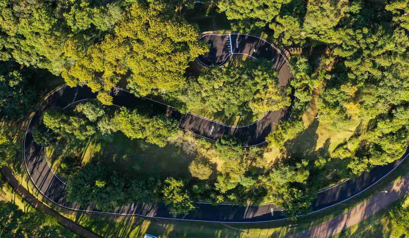 Vista de cima da pista do Guabi.