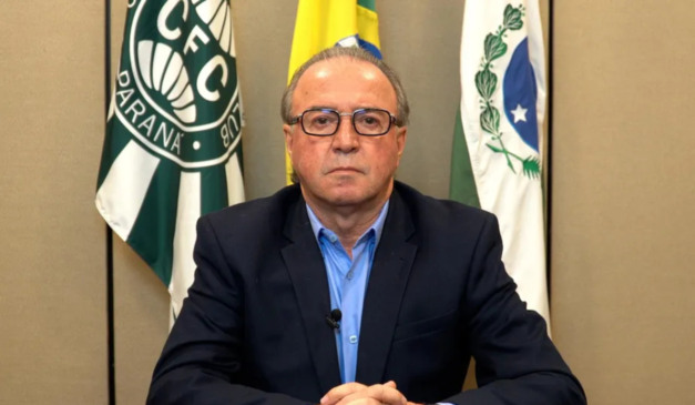 Renato Follador morreu enquanto presidente do Coxa. (Foto: Divulgação/ Coritiba)