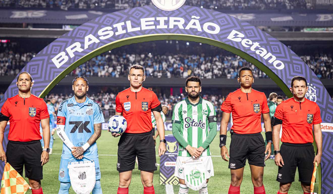 No primeiro turno o Santos venceu o Juventude por 3x1, no Morumbis.