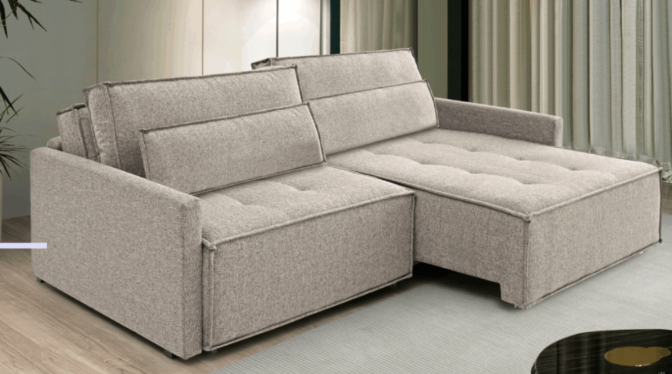 Icea Móveis - sofá Realeza Plus - casa de praia