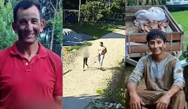 foto do pai e filho que foram mortos por vizinho