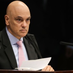 Alexandre de Moraes; ministro do STF vetou primeira op&ccedil;&atilde;o e caminhada de Nikolas Ferreira terminou em local de queda de raio