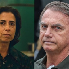 &Agrave; esquerda, Fernanda Torres, no filme Ainda Estou Aqui, baseado em livro hom&ocirc;nimo; &agrave; direita, o ex-presidente Jair Bolsonaro
