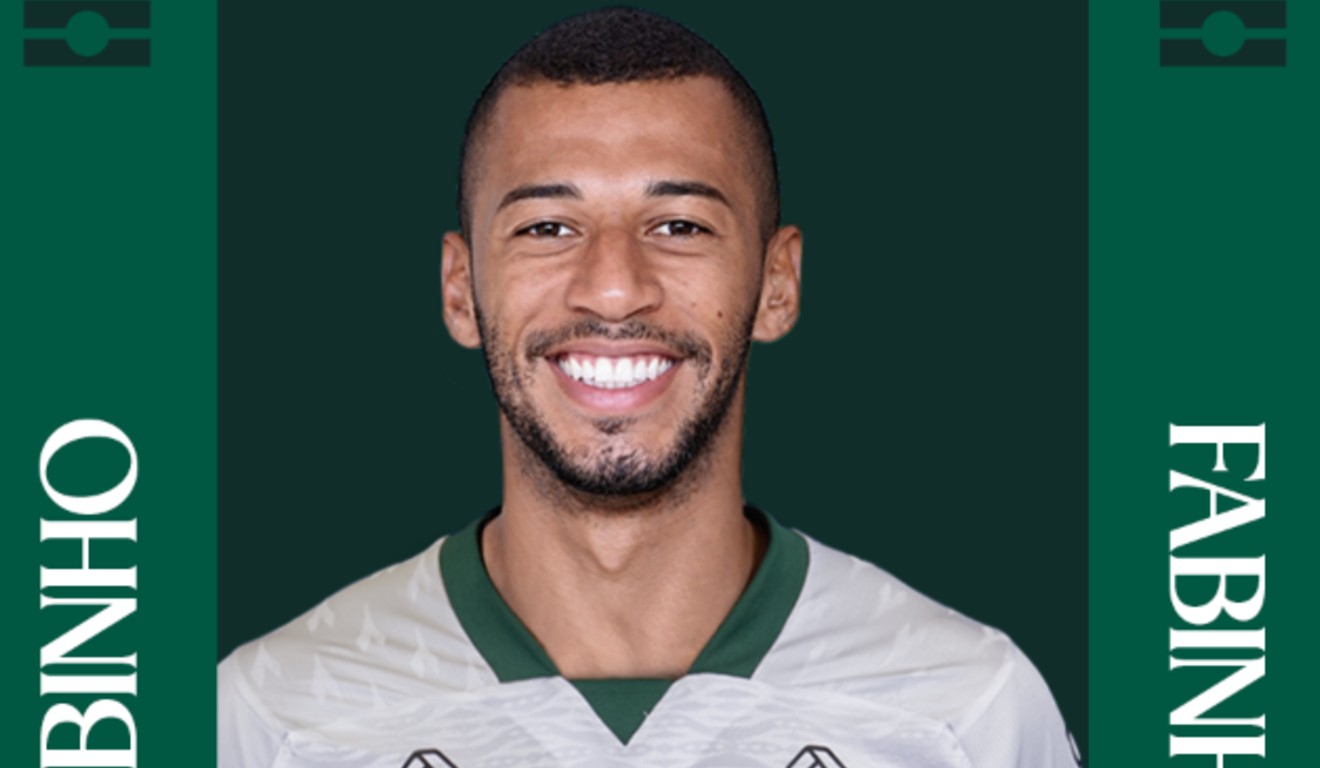 Fabinho em anúncio do Coritiba