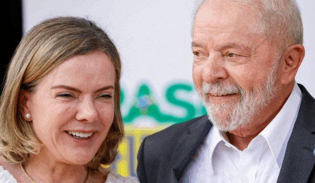 Gleisi Hoffmann e Lula