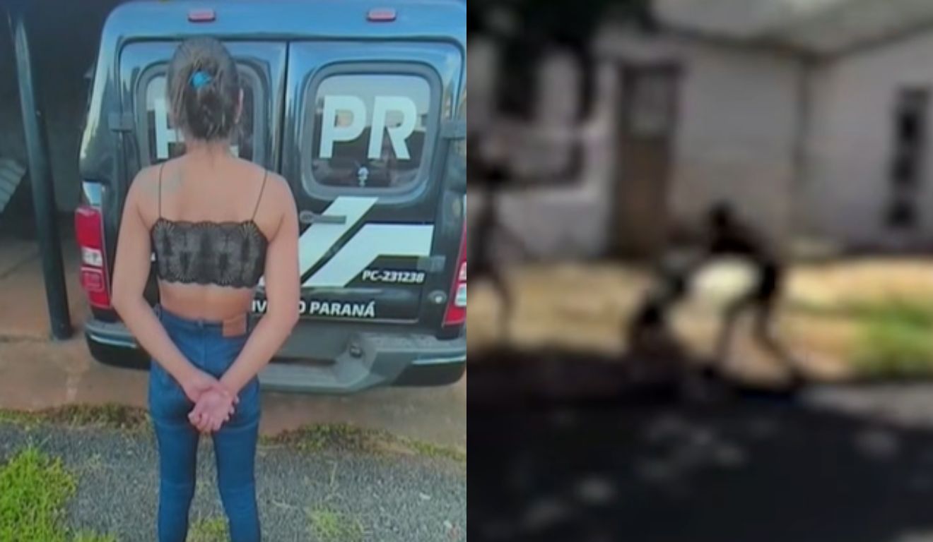 mãe que espancou as filhas e foi presa