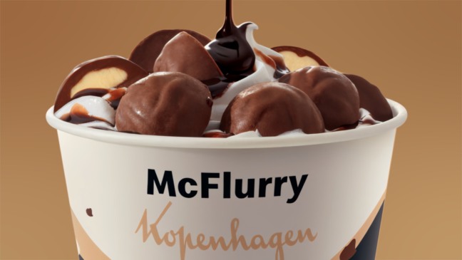 McFlurry Trufa Língua de Gato Duo retorna ao cardápio do Méqui em parceria com a Kopenhagen