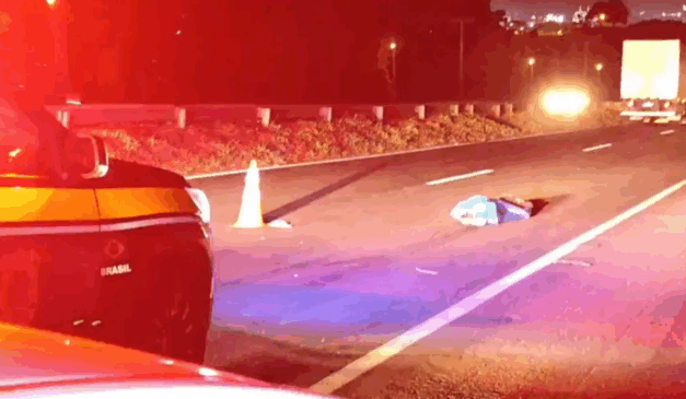 Homem morre atropelado na br-376, em ponta-grossa