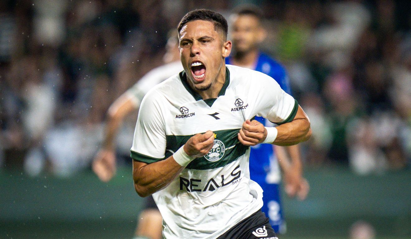 Brayan foi o autor do primeiro gol do Coritiba no ano. Time volta a jogar neste sábado (10).