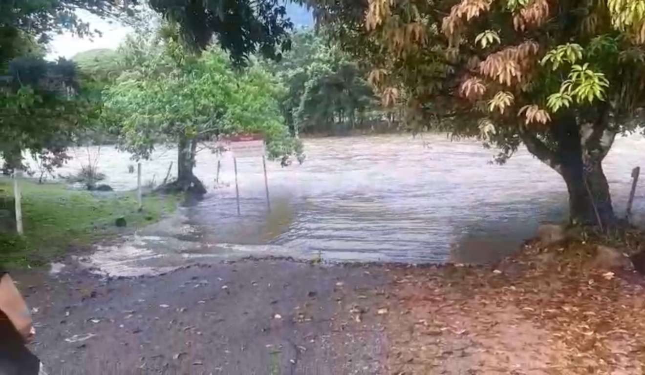 Rio São João após cabeça d'água