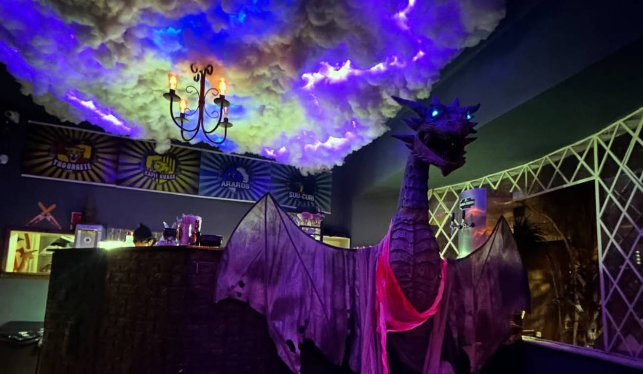 Dragão de Harry Potter no Caldeirão Bruxo