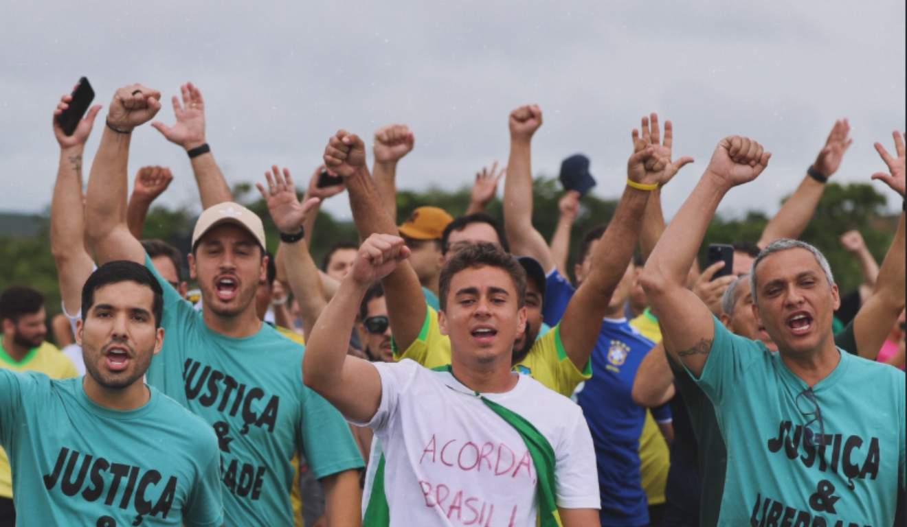 caminhada Nikolas Ferreira