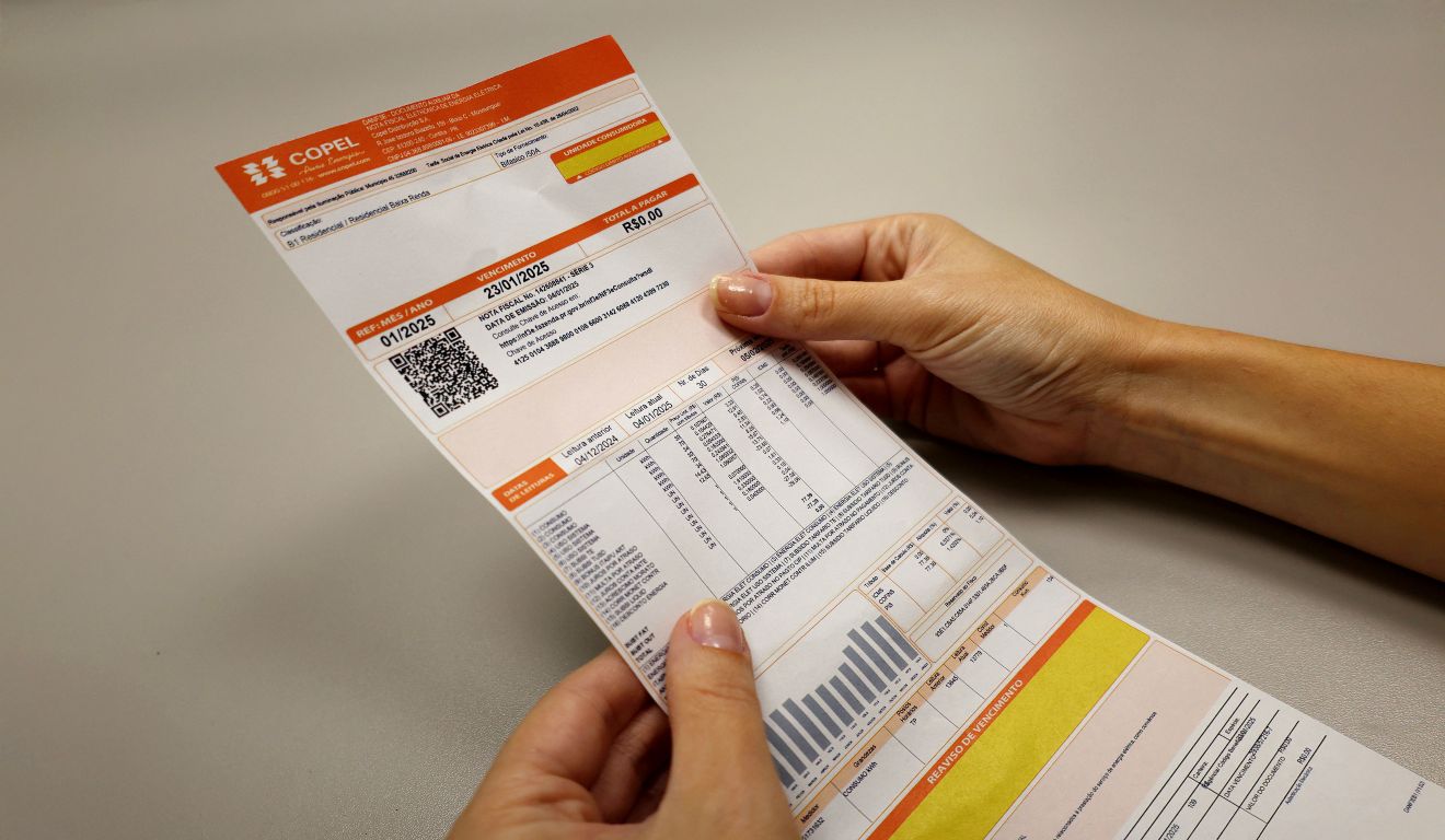 foto de conta de luz da copel