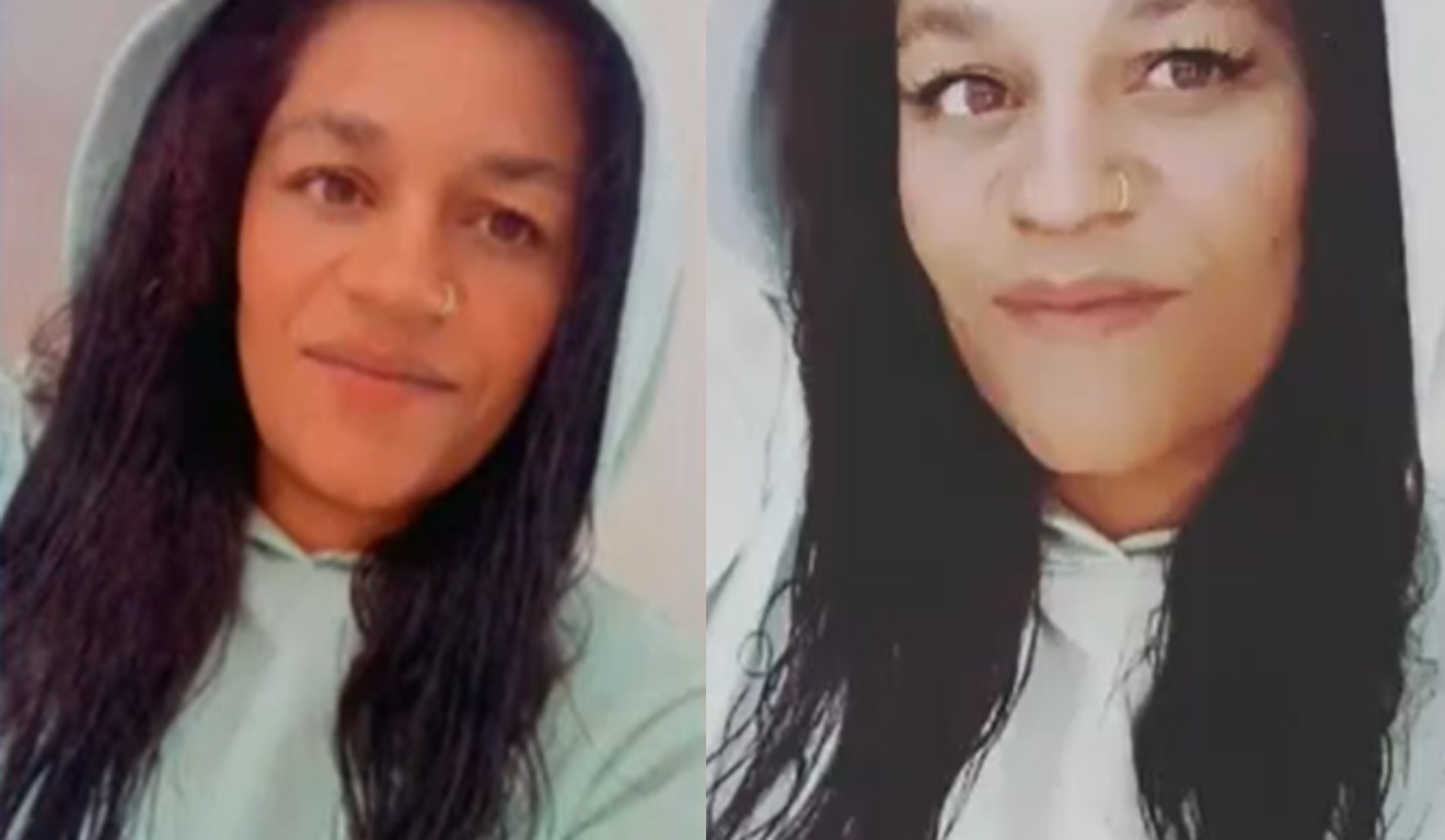 colagem com fotos de diarista desaparecida em são josé dos pinhais