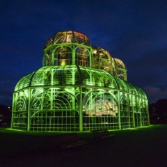 foto da estufa do jardim botânico de curitiba