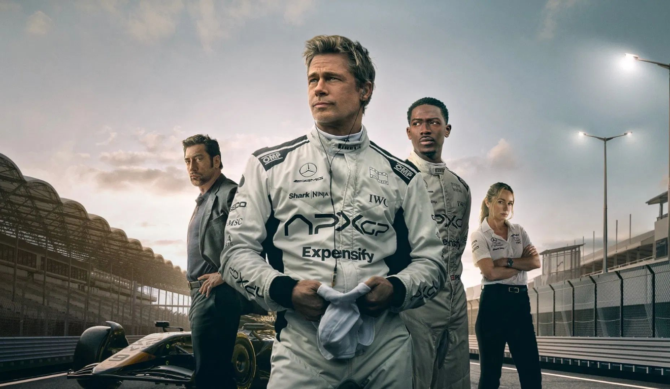 Trecho do filme "F1 - O Filme", indicado à categoria de Melhor Filme do Oscar 2026.
