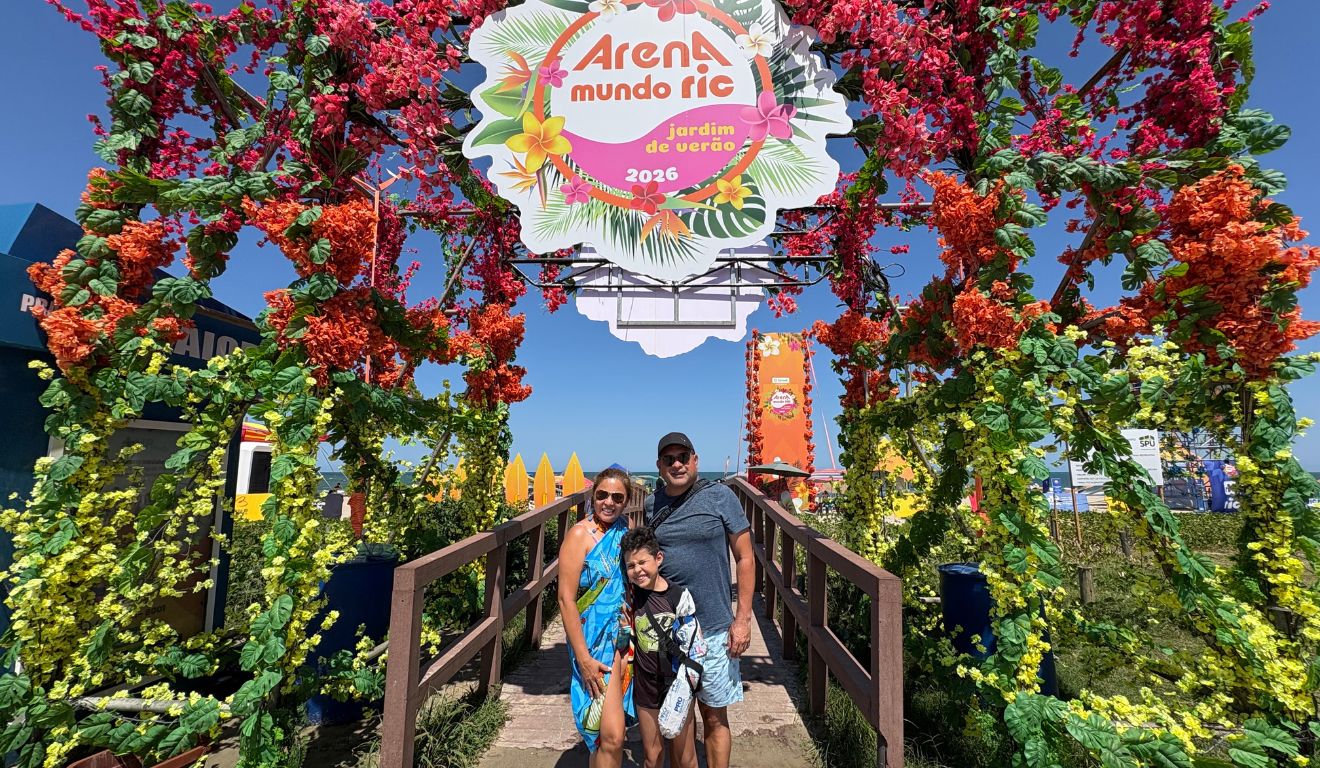 família do paraguai na arena mundo ric