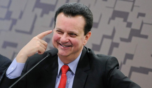 Presidente nacional do PSD, Gilberto Kassab, fala em audiência pública no Senado Federal.